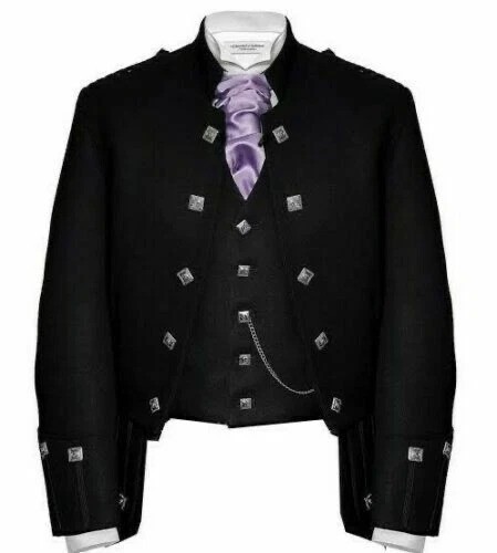 Men black scottish wedding - black,